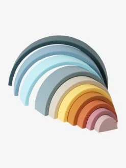 Arc-en-ciel à Empiler En Silicone Multicolor - Vertbaudet -Produits Pour Bébés Magasin arc en ciel a empiler en silicone 3
