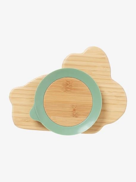 Assiette En Bambou Lapin Naturel - Vertbaudet 4 Assiette En Bambou Lapin Naturel - Vertbaudet – Image 2