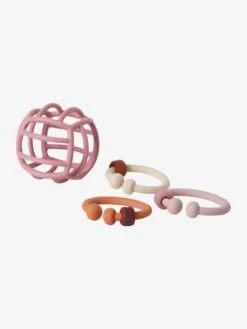 Balle Et Anneaux De Dentition En Silicone Multicolor - Vertbaudet -Produits Pour Bébés Magasin balle et anneaux de dentition en silicone 2