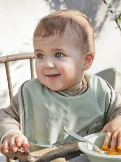 Bavoir Avec Poche ELODIE DETAILS Vert Pâle/lapin (mineral Green - Elodie Details -Produits Pour Bébés Magasin bavoir avec poche elodie details 3