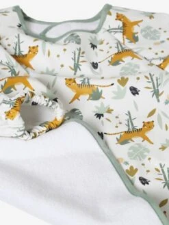 Bavoir Manches Longues VERTBAUDET Imprimé Tigres - Vertbaudet -Produits Pour Bébés Magasin bavoir manches longues vertbaudet 2