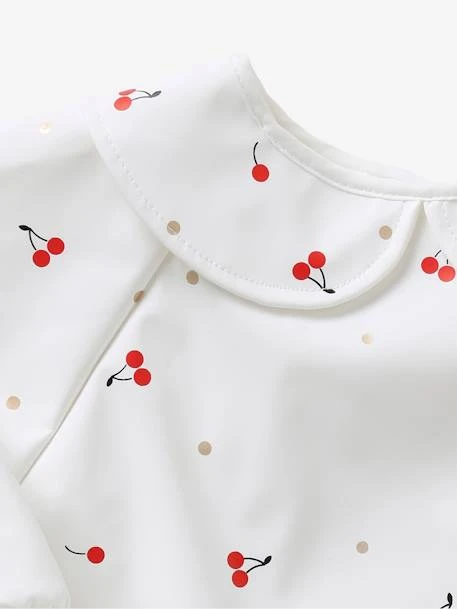 Bavoir Tablier Manches Longues Avec Col Rose Imprimé - Vertbaudet 4 Bavoir Tablier Manches Longues Avec Col Rose Imprimé - Vertbaudet – Image 2