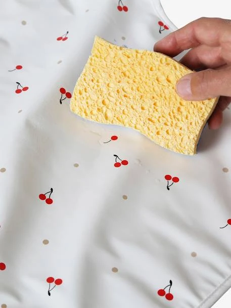 Bavoir Tablier Manches Longues Avec Col Rose Imprimé - Vertbaudet 7 Bavoir Tablier Manches Longues Avec Col Rose Imprimé - Vertbaudet – Image 5