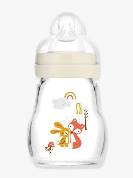 Biberon Verre 170 Ml MAM Feel Good Débit 1 Beige - Mam 3 Biberon Verre 170 Ml MAM Feel Good Débit 1 Beige - Mam