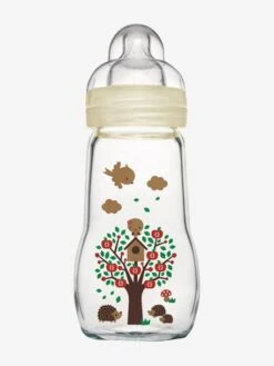 Biberon Verre 260 Ml MAM Feel Good Débit 2 Beige - Mam -Produits Pour Bébés Magasin biberon verre 260 ml mam feel good debit 2 2