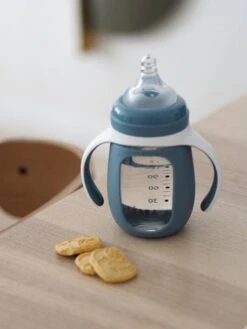 Biberon/tasse D'apprentissage 2 En 1 BEABA En Verre (210 Ml) Rose - Beaba -Produits Pour Bébés Magasin biberontasse dapprentissage 2 en 1 beaba en verre 210 ml 2