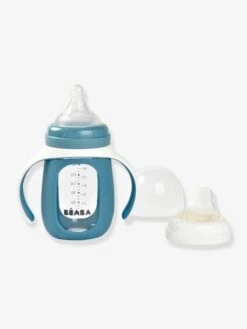 Biberon/tasse D'apprentissage 2 En 1 BEABA En Verre (210 Ml) Rose - Beaba -Produits Pour Bébés Magasin biberontasse dapprentissage 2 en 1 beaba en verre 210 ml 3
