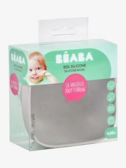 Bol En Silicone Avec Ventouse BEABA Gris - Beaba -Produits Pour Bébés Magasin bol en silicone avec ventouse beaba 2