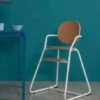 Chaise Haute Design Tibu CHARLIE CRANE Gris/blanc/bois - Charlie Crane -Produits Pour Bébés Magasin chaise haute design tibu charlie crane