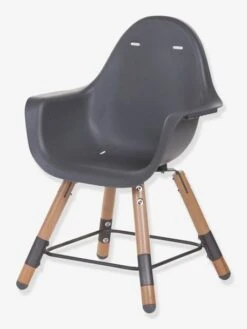 Chaise Haute Evolu 2 CHILDHOME + Coussin Néoprène Anthracite/gris - Childhome -Produits Pour Bébés Magasin chaise haute evolu 2 childhome coussin neoprene 2