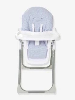Chaise Haute EvoluSeat Chevrons Bleu - Vertbaudet -Produits Pour Bébés Magasin chaise haute evoluseat 1