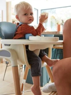 Chaise Haute évolutive 2 Hauteurs Vertbaudet High & Low Bleu - Vertbaudet -Produits Pour Bébés Magasin chaise haute evolutive 2 hauteurs vertbaudet high low 3