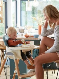 Chaise Haute évolutive 2 Hauteurs Vertbaudet High & Low Bleu - Vertbaudet -Produits Pour Bébés Magasin chaise haute evolutive 2 hauteurs vertbaudet high low 4