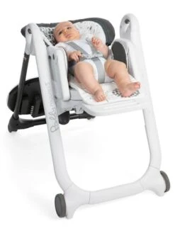 Chaise Haute évolutive CHICCO Polly Progres5 Gris - Chicco -Produits Pour Bébés Magasin chaise haute evolutive chicco polly progres5 3