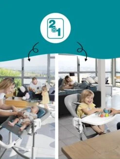 Chaise Haute Slick 2 En 1 BABYMOOV Blanc Bleu Gris - Babymoov 10 Chaise Haute Slick 2 En 1 BABYMOOV Blanc Bleu Gris - Babymoov -Produits Pour Bébés Magasin chaise haute slick 2 en 1 babymoov 2