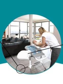 Chaise Haute Slick 2 En 1 BABYMOOV Blanc Bleu Gris - Babymoov 11 Chaise Haute Slick 2 En 1 BABYMOOV Blanc Bleu Gris - Babymoov -Produits Pour Bébés Magasin chaise haute slick 2 en 1 babymoov 3