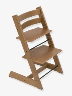 Chaise Haute Tripp Trapp® STOKKE En Chêne Teinté Chêne Foncé - Stokke -Produits Pour Bébés Magasin chaise haute tripp trapp stokke en chene 3