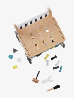 Chariot De Marche Bricolage En Bois FSC® Beige - Vertbaudet -Produits Pour Bébés Magasin chariot de marche bricolage en bois fsc 2