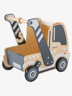 Chariot De Marche Camion En Bois FSC® Beige - Vertbaudet -Produits Pour Bébés Magasin chariot de marche camion en bois fsc 2