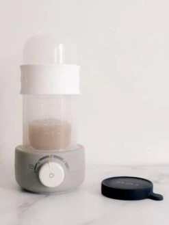 Chauffe-biberon Et Stérilisateur BEABA Baby Milk Second Gris/blanc - Beaba -Produits Pour Bébés Magasin chauffe biberon et sterilisateur beaba baby milk second 2