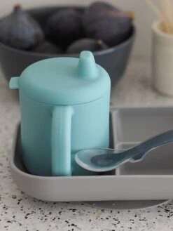 Coffret D’apprentissage 3 Pièces BEABA En Silicone Rose - Beaba -Produits Pour Bébés Magasin coffret dapprentissage 3 pieces beaba en silicone 2