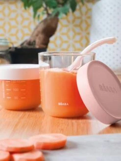 Coffret De 2 Pots De Conservation En Verre BEABA Airy Green/ Light Mist - Beaba 7 Coffret De 2 Pots De Conservation En Verre BEABA Airy Green/ Light Mist - Beaba -Produits Pour Bébés Magasin coffret de 2 pots de conservation en verre beaba 1