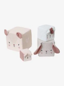 Cubes En Tissu GRENIER Beige - Vertbaudet -Produits Pour Bébés Magasin cubes en tissu grenier 3
