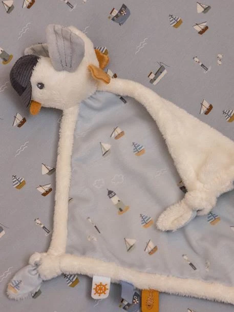 Doudou Carré Mouette - Sailors Bay - LITTLE DUTCH Bleu Grisé - Little Dutch 6 Doudou Carré Mouette - Sailors Bay - LITTLE DUTCH Bleu Grisé - Little Dutch – Image 4