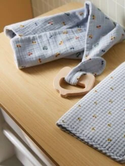 Doudou En Gaze De Coton + Hochet Bois EN VOITURE SIMON Multicolore - Vertbaudet -Produits Pour Bébés Magasin doudou en gaze de coton hochet bois en voiture simon 2