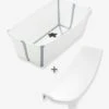 Ensemble Baignoire Flexi Bath + Transat De Bain STOKKE Blanc - Stokke