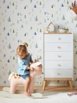 Faon à Bascule En Bois FSC® Multicolore - Vertbaudet -Produits Pour Bébés Magasin faon a bascule en bois fsc 1
