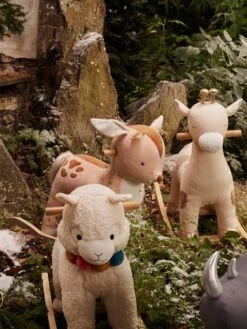 Faon à Bascule En Bois FSC® Multicolore - Vertbaudet -Produits Pour Bébés Magasin faon a bascule en bois fsc 4