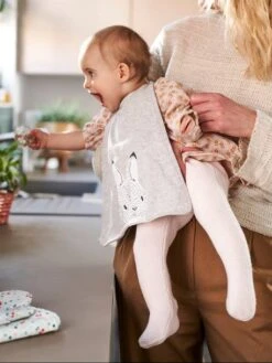 Grand Bavoir Enfant Gris Chiné - Vertbaudet 12 Grand Bavoir Enfant Gris Chiné - Vertbaudet -Produits Pour Bébés Magasin grand bavoir enfant 4