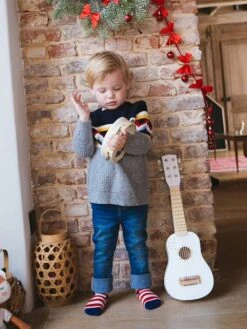 Guitare En Bois FSC® Blanc - Vertbaudet -Produits Pour Bébés Magasin guitare en bois fsc 1