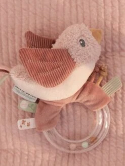 Hochet Oiseau Flowers - LITTLE DUTCH Rose Pâle - Little Dutch -Produits Pour Bébés Magasin hochet oiseau flowers little dutch 3