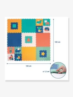 Jumbo Tapis Mousse LUDI Multicolore - Ludi -Produits Pour Bébés Magasin jumbo tapis mousse ludi 2