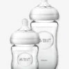 Kit Nouveau-né : 2 Biberons En Verre (125 + 240 Ml) Philips AVENT Natural Transparent - Philips Avent -Produits Pour Bébés Magasin kit nouveau ne 2 biberons en verre 125 240 ml philips avent natural