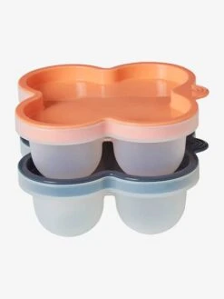 Les 2 Pots De Conservation En Silicone Vert/bleu - Vertbaudet -Produits Pour Bébés Magasin les 2 pots de conservation en silicone 1