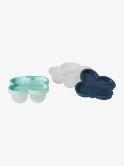 Les 2 Pots De Conservation En Silicone Vert/bleu - Vertbaudet -Produits Pour Bébés Magasin les 2 pots de conservation en silicone 3