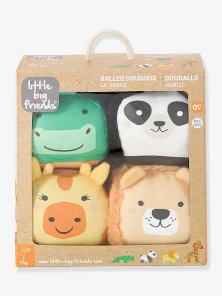 Les Dooballs - Set De 4 Balles Doudous - BABYTOLOVE Multicolore - 353 3 Les Dooballs - Set De 4 Balles Doudous - BABYTOLOVE Multicolore - 353