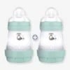 Lot De 2 Biberons 160 Ml MAM Easy Start Anti-colique Nature Guardian Nature Blush - Mam -Produits Pour Bébés Magasin lot de 2 biberons 160 ml mam easy start anti colique nature guardian