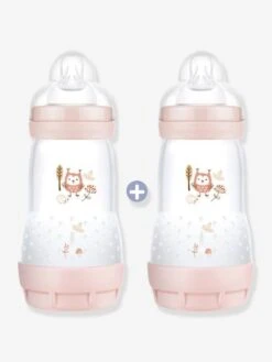 Lot De 2 Biberons 260 Ml MAM Easy Start Anti-colique Nature Guardian Nature Aqua - Mam -Produits Pour Bébés Magasin lot de 2 biberons 260 ml mam easy start anti colique nature guardian 1
