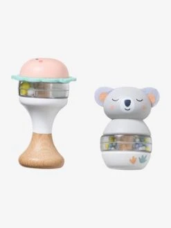 Lot De 2 Hochets En Bois FSC® Vert - Vertbaudet -Produits Pour Bébés Magasin lot de 2 hochets en bois fsc 2