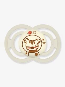 Lot De 2 Sucettes En Silicone MAM Perfect Nuit 18+ Gris + Beige - Mam -Produits Pour Bébés Magasin lot de 2 sucettes en silicone mam perfect nuit 18 2