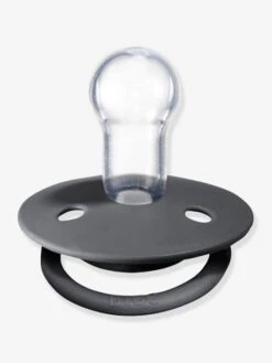 Lot De 2 Sucettes-tétines BIBS De Lux En Silicone Gris Fer + Bleu Layette - Bibs -Produits Pour Bébés Magasin lot de 2 sucettes tetines bibs de lux en silicone 4