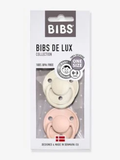 Lot De 2 Sucettes-tétines BIBS De Lux En Silicone Gris Fer + Bleu Layette - Bibs -Produits Pour Bébés Magasin lot de 2 sucettes tetines bibs de lux en silicone 5