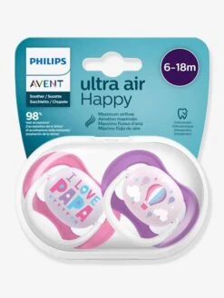Lot De 2 Sucettes Ultra Air Animals 2e âge Philips AVENT Pingouin + éléphant - Philips Avent -Produits Pour Bébés Magasin lot de 2 sucettes ultra air animals 2e age philips avent 2