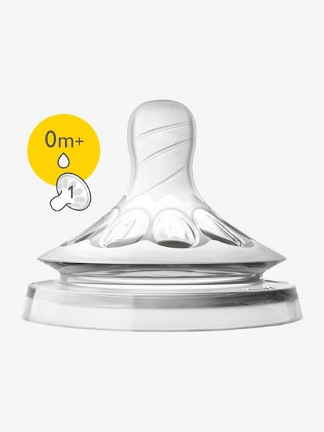 Lot De 2 Tétines Philips AVENT Natural, 5 Débits Transparent - Philips Avent 6 Lot De 2 Tétines Philips AVENT Natural, 5 Débits Transparent - Philips Avent – Image 4