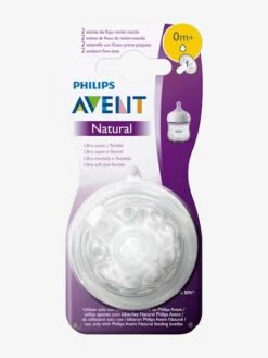 Lot De 2 Tétines Philips AVENT Natural, 5 Débits Transparent - Philips Avent 12 Lot De 2 Tétines Philips AVENT Natural, 5 Débits Transparent - Philips Avent -Produits Pour Bébés Magasin lot de 2 tetines philips avent natural 5 debits 4
