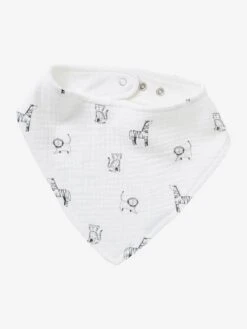 Lot De 3 Bavoirs Bandanas En Gaze De Coton Lot Vert Panda - Vertbaudet -Produits Pour Bébés Magasin lot de 3 bavoirs bandanas en gaze de coton 2